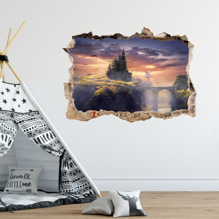 Vinyl Wall Art - Add Your Photo - Hole in Wall
